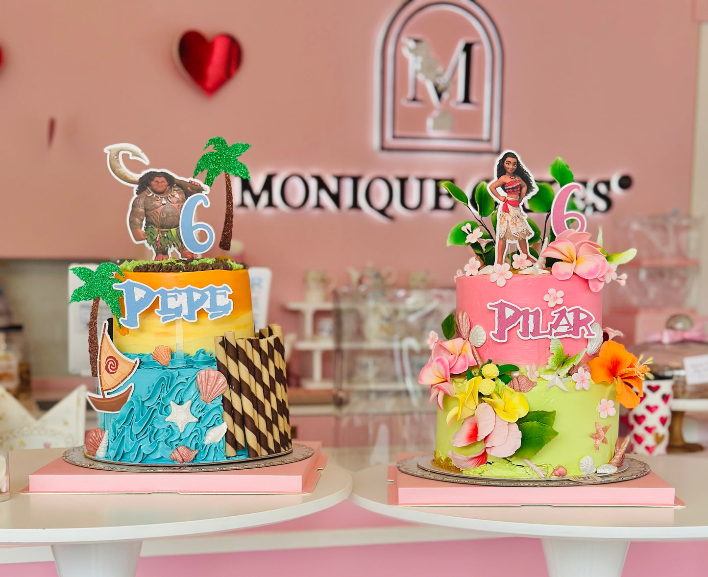 Moana and Maui Cake