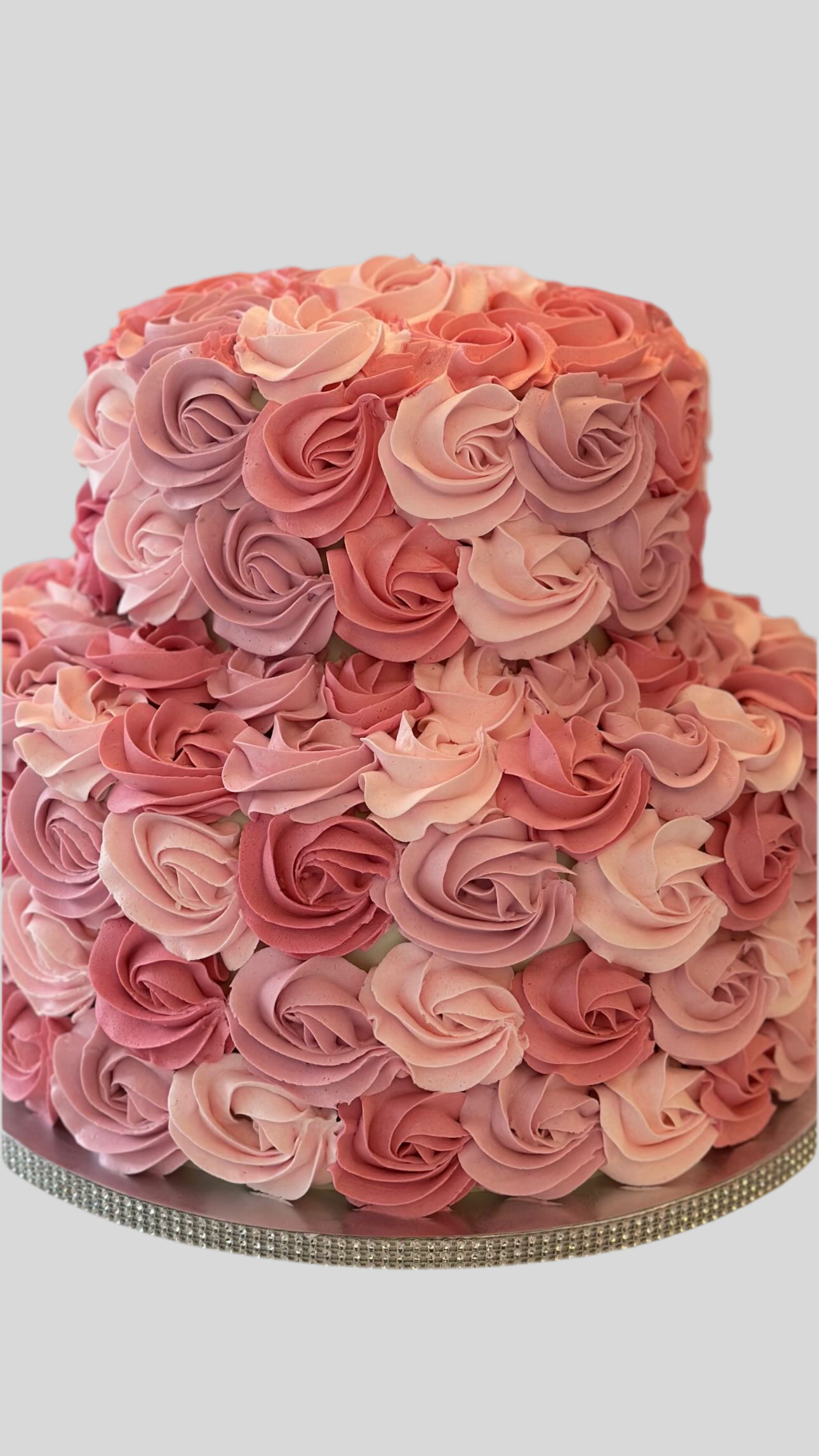 2-tiered custom cake
