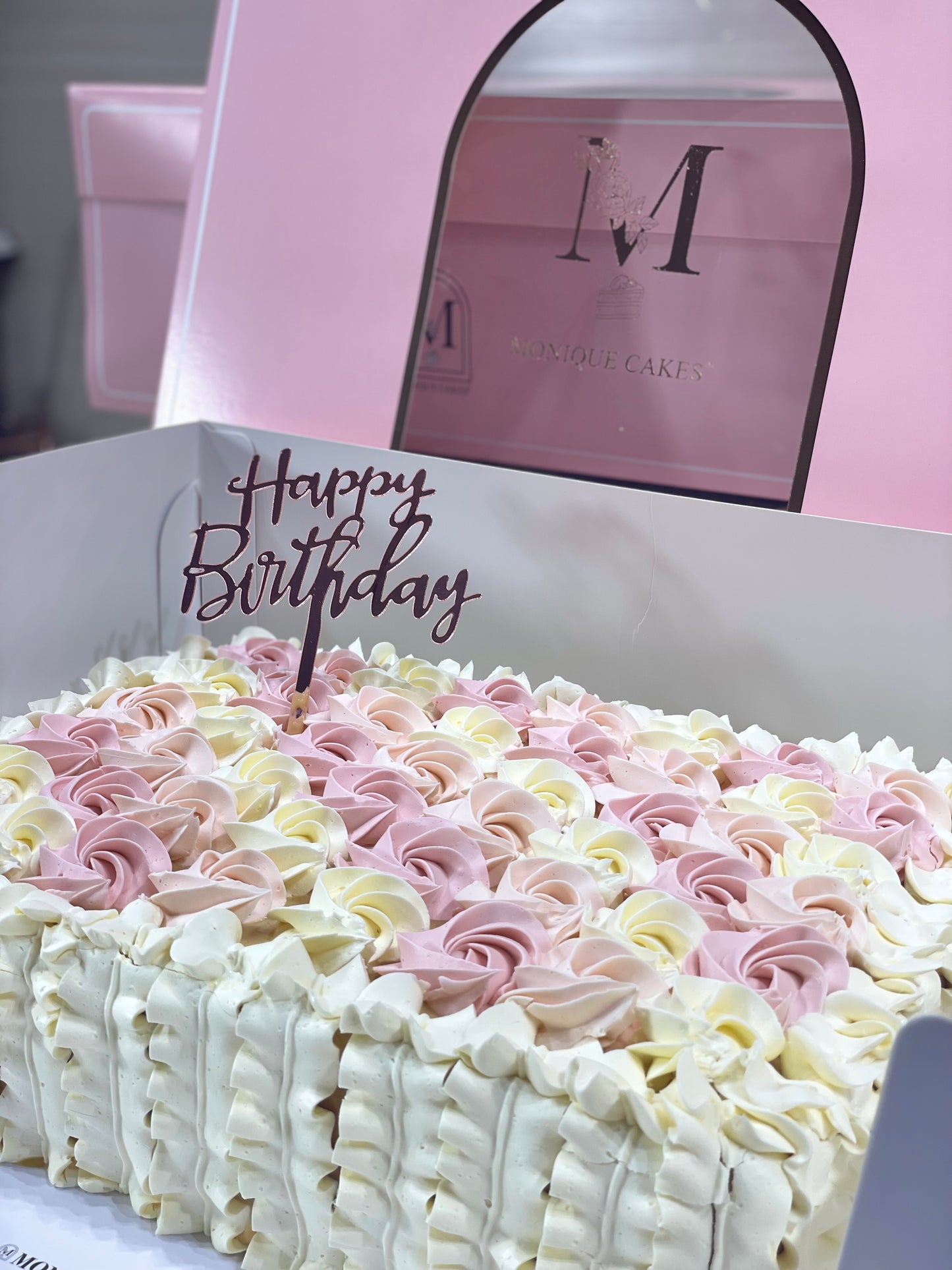 Rectangular Caramel Cake