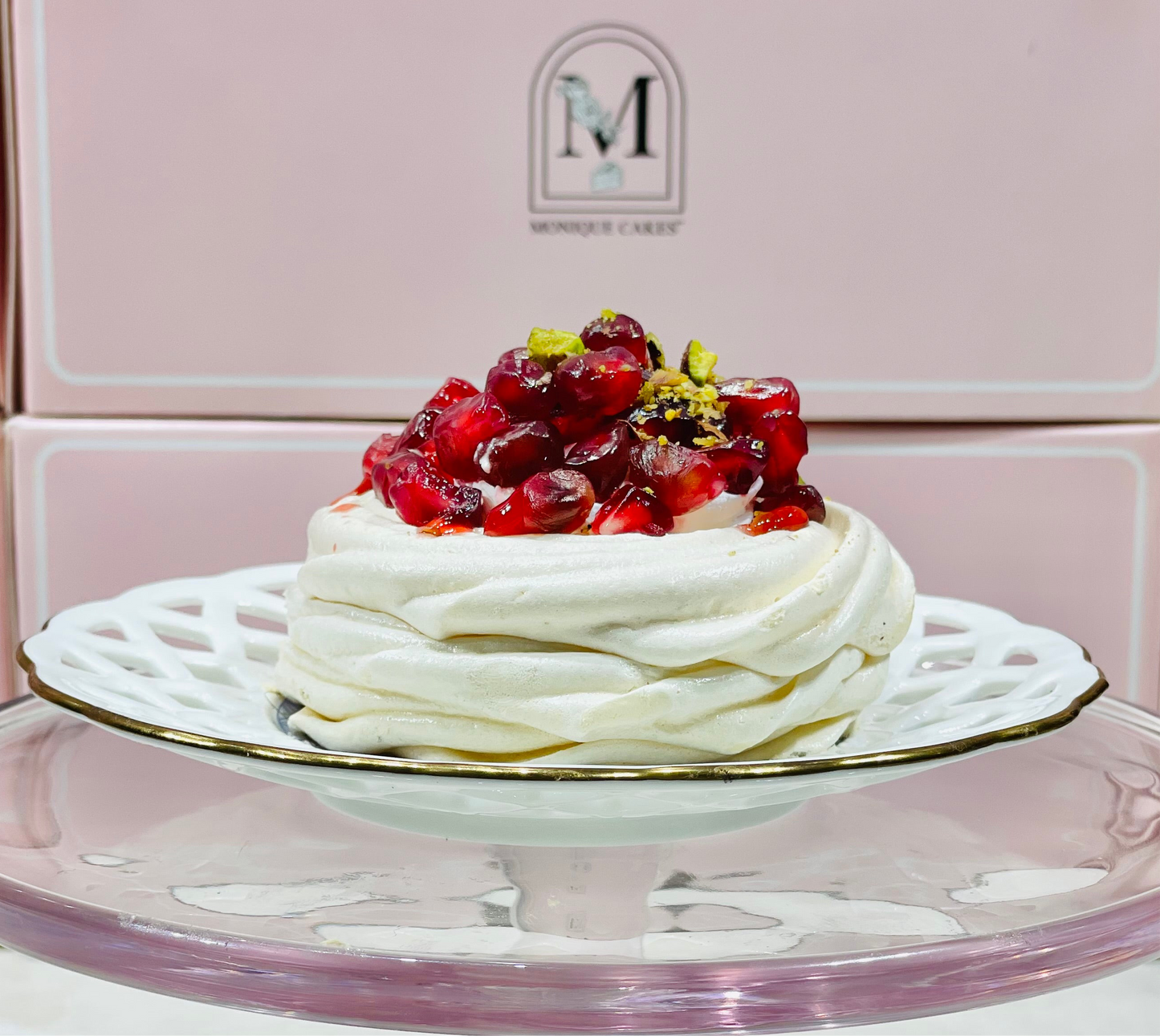 Party Bites Collection - Petite Pavlova, Pomegranate Ruby