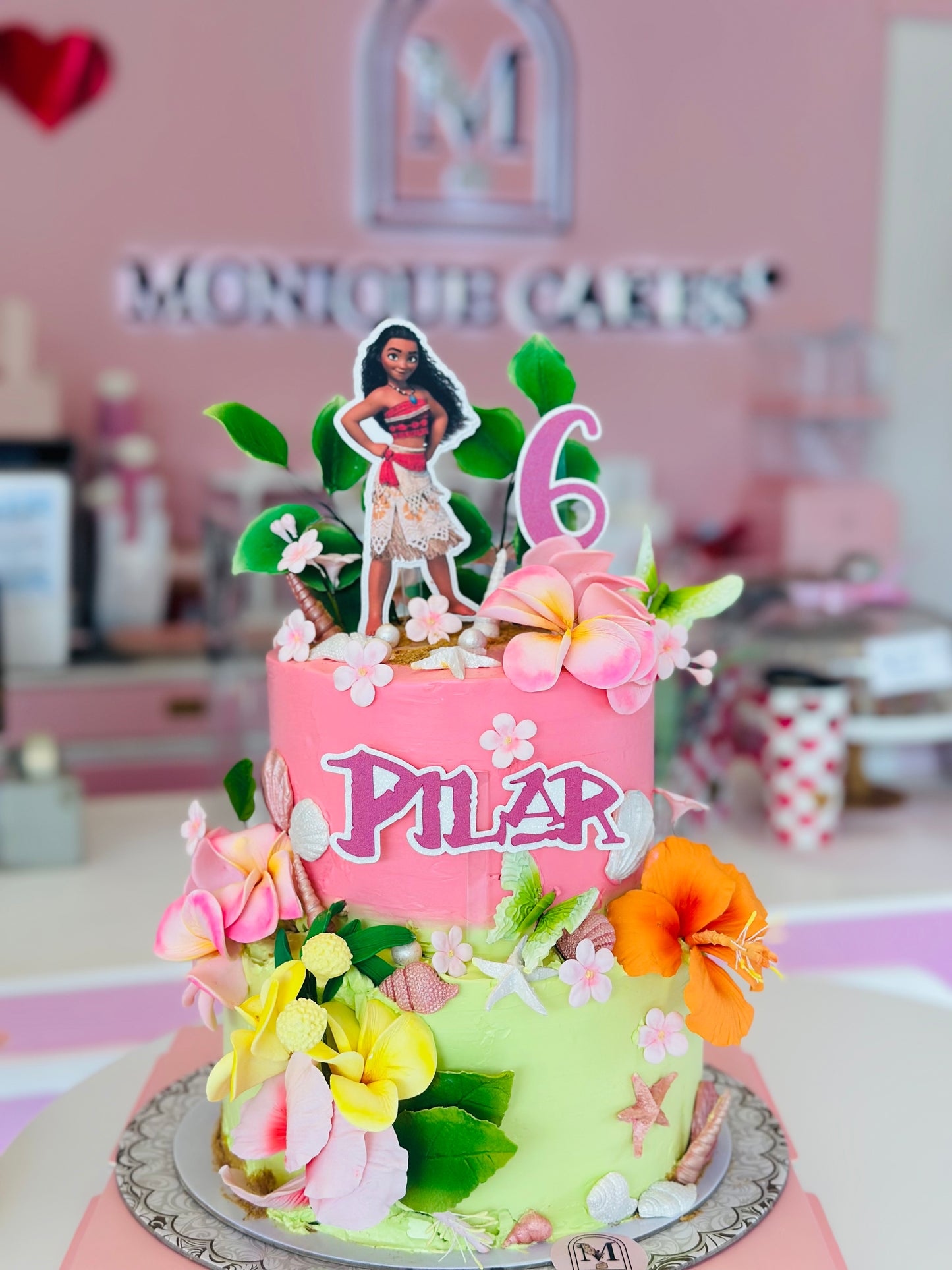 Moana and Maui Cake