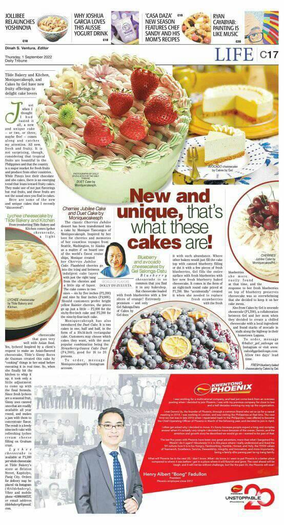 Daily Tribune: New and unique, that’s what these cakes are!