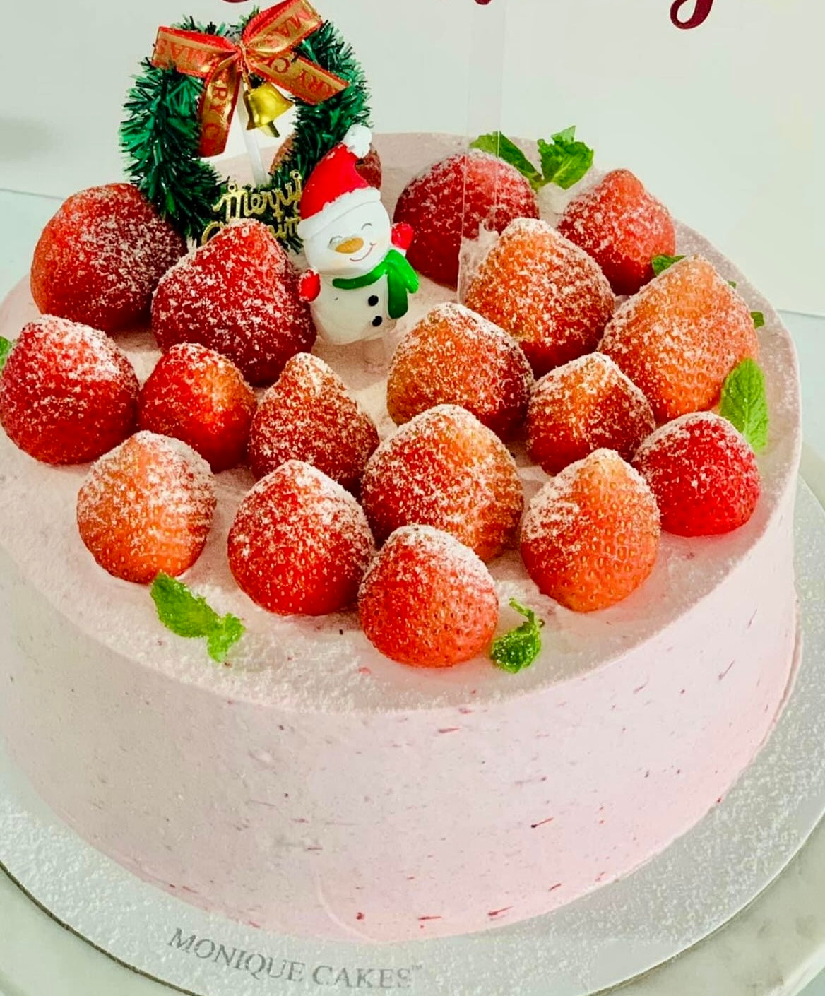 Christmas-themed Strawberry Shortcake