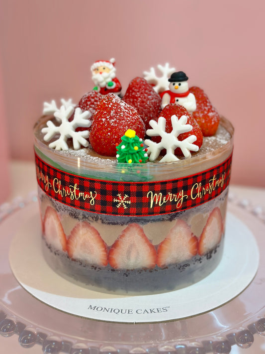 Christmas Chocolate Mousse Cake