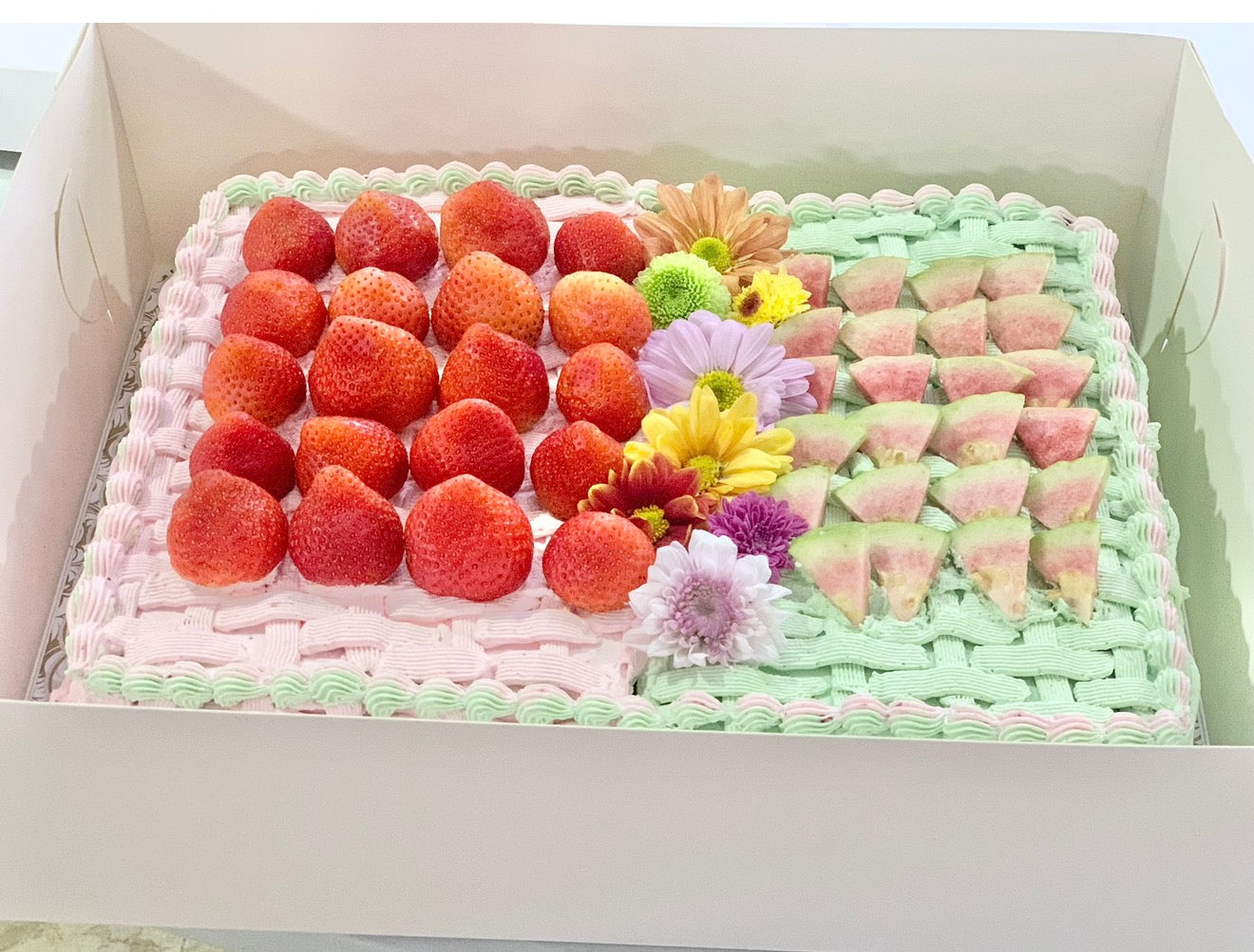 Strawberry-Guava Duet (rectangular)