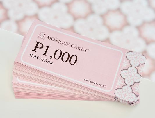 Monique Cakes Gift Certificate