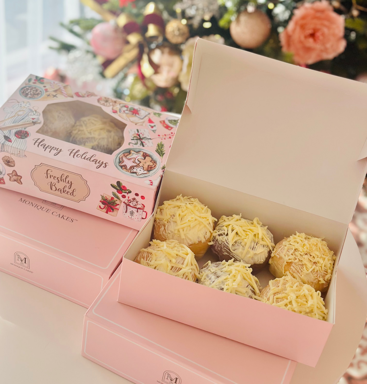 Mini Ensaymada Box, 6 pcs
