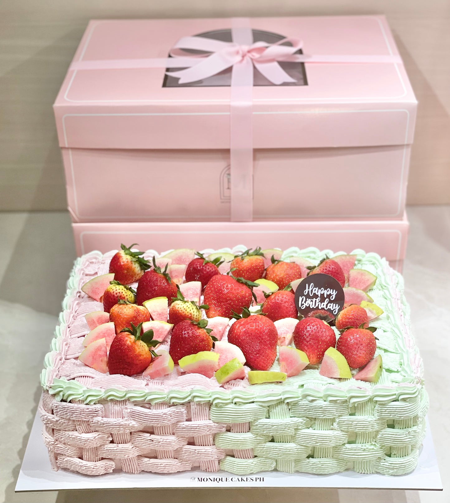 Strawberry-Guava Duet (rectangular)